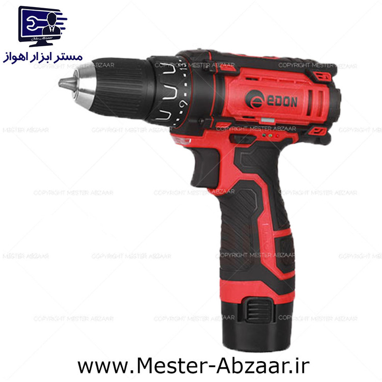 دریل و پیچ گوشتی شارژی 12 ولت دو باتری ادون EDON AD-12A