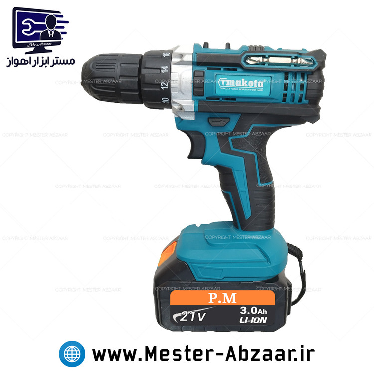 کیت شارژی براشلس 21 ولت طرح ماکیتا مدل MAKOTA 6608 مینی فرز دریل بکس تخریب سه کاره شارژی ماکوتا