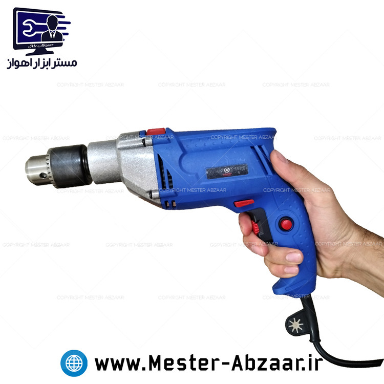 کیت نیم تنه فلزی دریل 13 چکشی 1300 وات کیف ابزار کامل کریتور مدل CREATOR CRKT1300