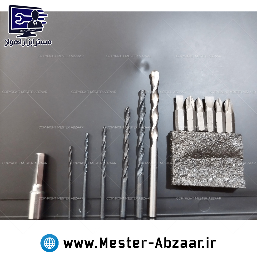 دریل پیچ بند شارژی 21 ولت دو باتری ادون زرد جدید مدل AD-21TS COPPER WIRE EDON