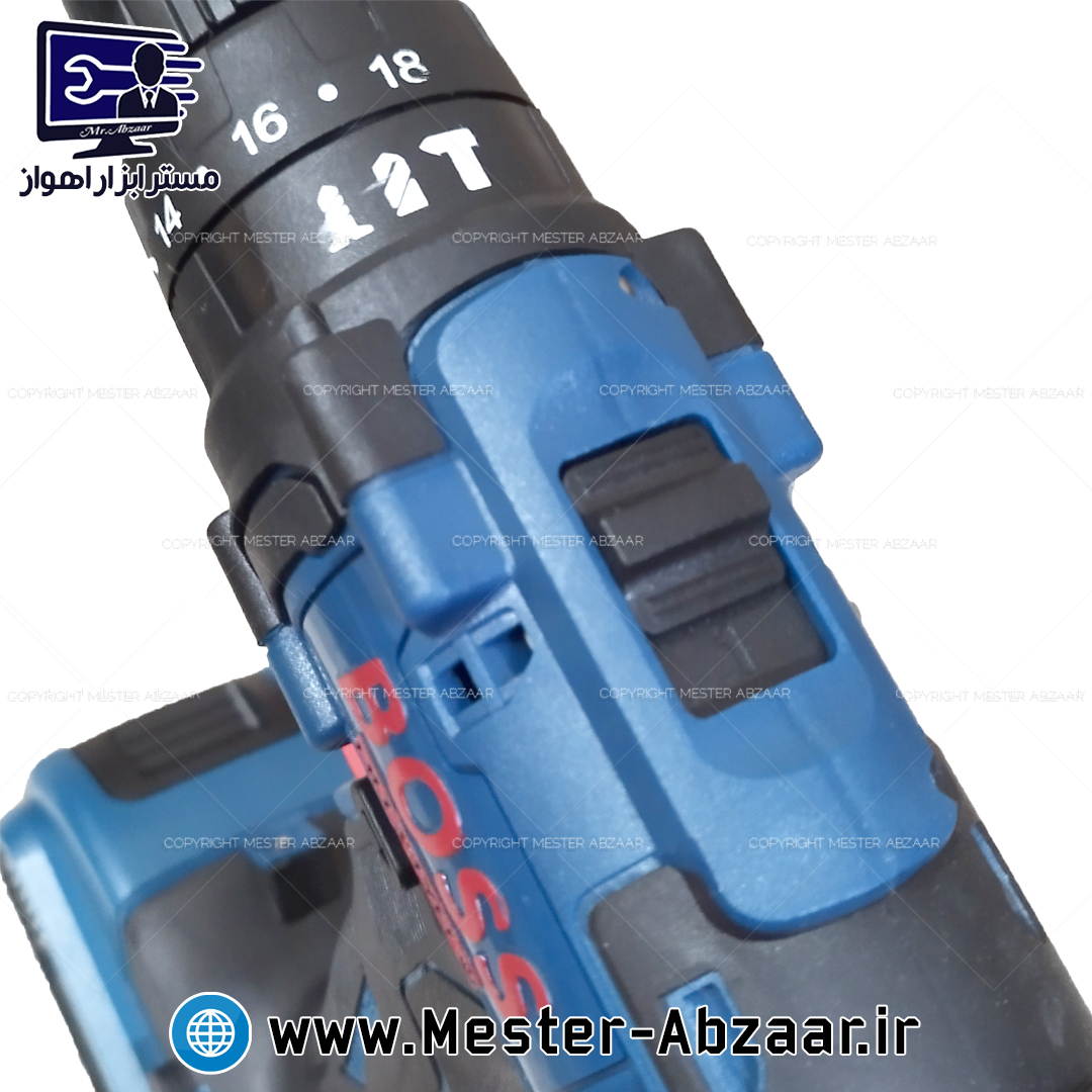 دریل شارژی 36 ولت دو باتری با لوازم پولیش باس مدل BOSS CORDLESS DRILL 36VF