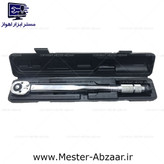 آچار ترکمتر جغجغه ای 40 تا 210 نیوتون 1/2 اینچ تقه ای مدل میکرومتر DR.MICROMETER