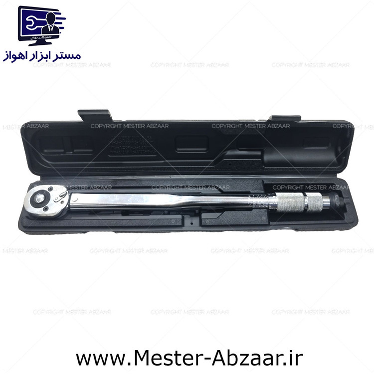 آچار ترکمتر جغجغه ای 40 تا 210 نیوتون 1/2 اینچ تقه ای مدل میکرومتر DR.MICROMETER
