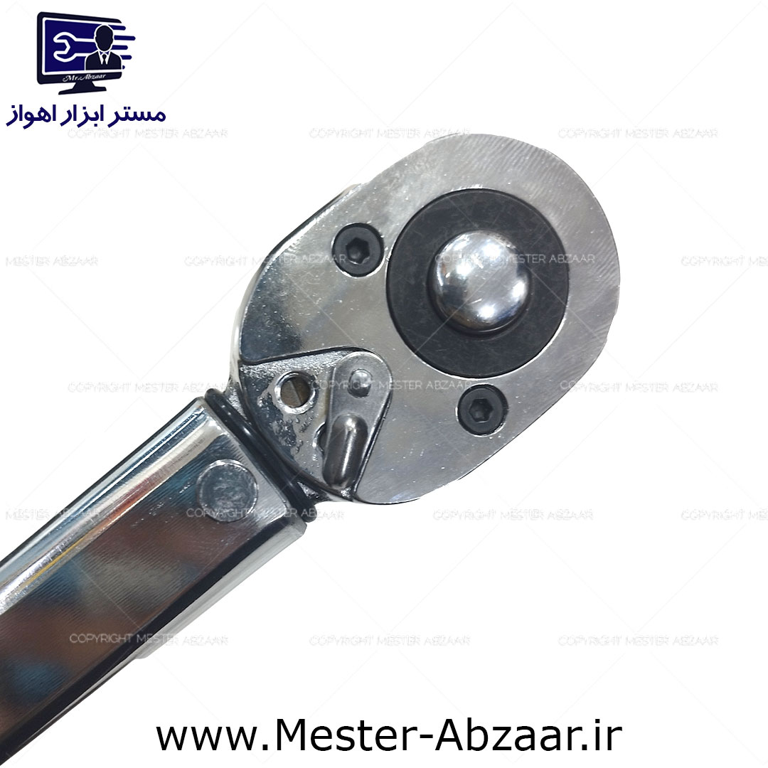 آچار ترکمتر جغجغه ای 40 تا 210 نیوتون 1/2 اینچ تقه ای مدل میکرومتر DR.MICROMETER