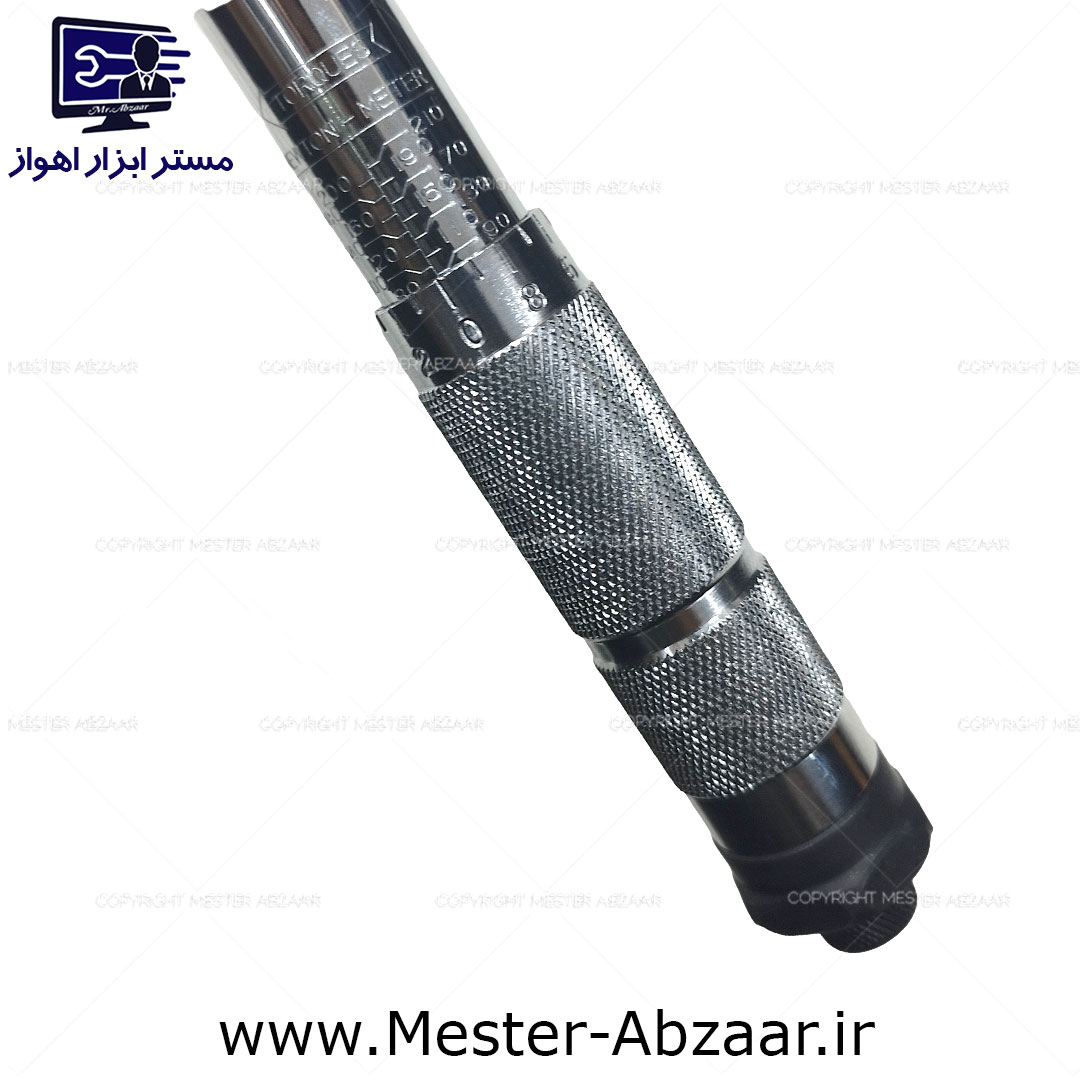 آچار ترکمتر جغجغه ای 40 تا 210 نیوتون 1/2 اینچ تقه ای مدل میکرومتر DR.MICROMETER