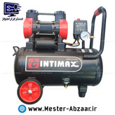 کمپرسور باد ۳۰ لیتری 1300 وات سایلنت دو سیلندر اینتیمکس جدید مدل INTIMAX 13701/30L
