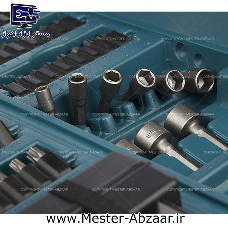 دریل پیچ گوشتی شارژی 4.8 ولت تاشو ماکیتا قدیمی با لوازم کامل مدل MAKITA 6723DW