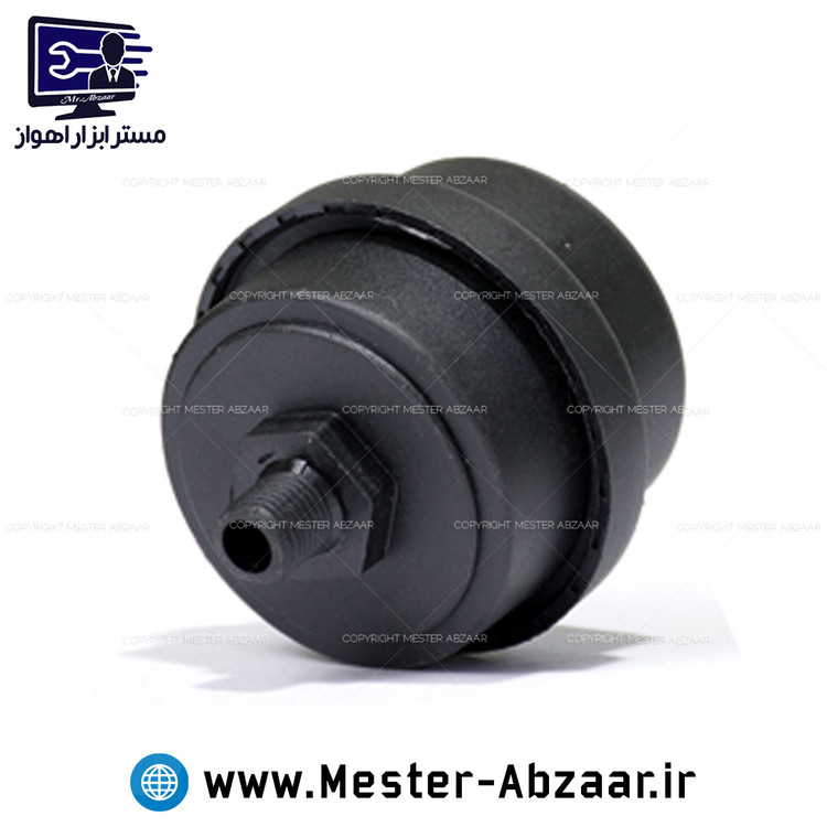 فیلتر هوا کمپرسور باد سایلنت رزوه 1/4 مناسب پمپ های ادون، باس، اینتیمکس بی صدا پلاستیکی مدل filter plast