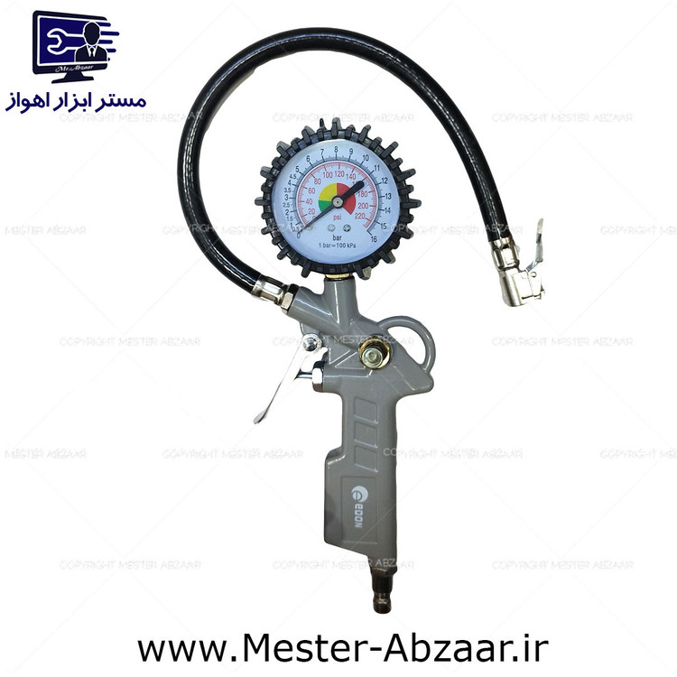 پک پیستوله نازل باد گازوئیل پاش گیج باد شیلنگ فنری کمپرسور ادون مدل EDON WP-5