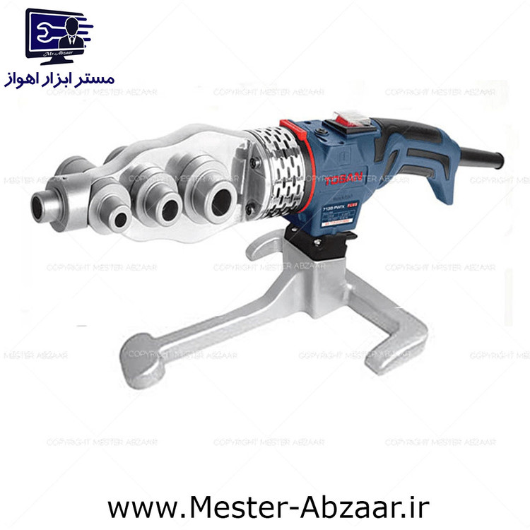 اتو لوله سبز گوشه زن صنعتی 1350 وات دیمردار توسن با گارانتی مدل 7135 TOSAN