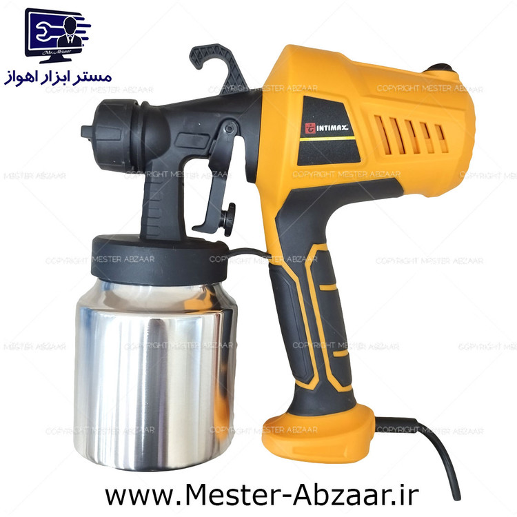 پیستوله رنگ 1000 وات برقی اینتیمکس پمپ سرخود مدل اینتی مکس INTIMAX 2109 SPRAY GUN