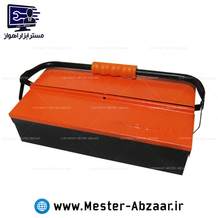 جعبه ابزار فلزی 40 سانتی یک طبقه ساخت ایران تنسر کیفیت بالا مدل TANSER 401