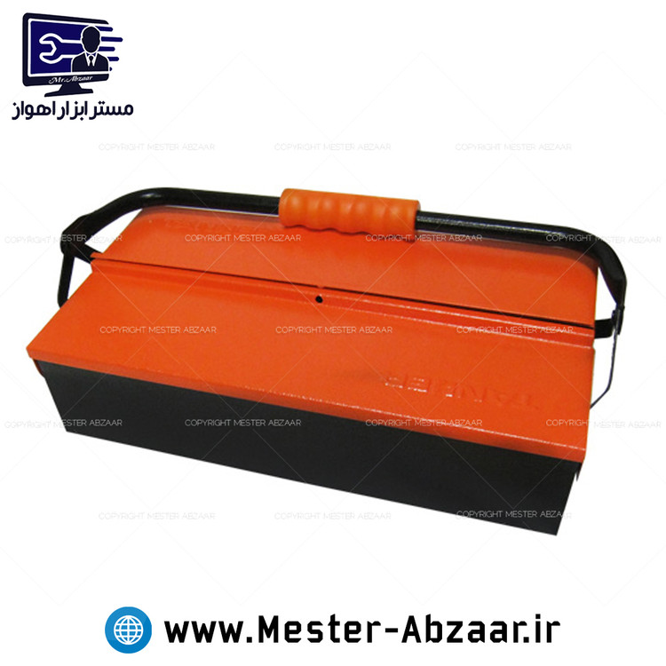 جعبه ابزار فلزی 40 سانتی یک طبقه ساخت ایران تنسر کیفیت بالا مدل TANSER 401