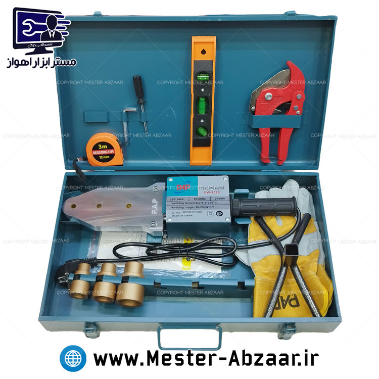 اتو لوله 2000 وات با لوازم و گارانتی مدل PW-9020 برند پی ای پی P.A.P