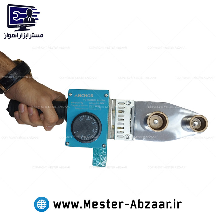 اتو لوله 800 وات خانگی گوشه زن با گارانتی مدل PW2 برند آنکور ANCHOR