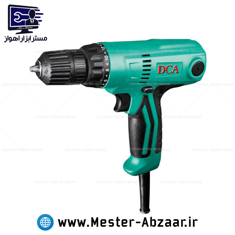 دریل پیچ گوشتی برقی ترکمتردار 250 وات دی سی ای مدل DCA AJZ08-10
