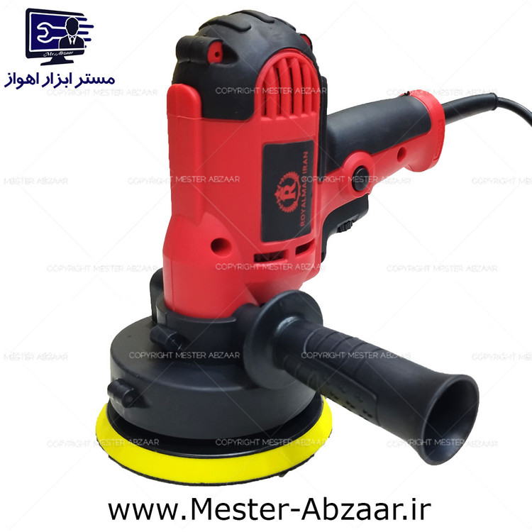 پولیش دریلی دیمردار دستی 1000 وات رویال مکس ایران تفنگی مدل ROYALMAX 125 polisher