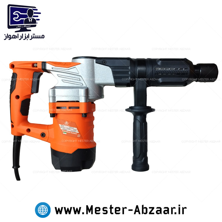چکش تخریب 10 کیلویی 1500 وات پلاس رویال مکس ایران با کیف و قلم مدل ROYALMAX 935plus