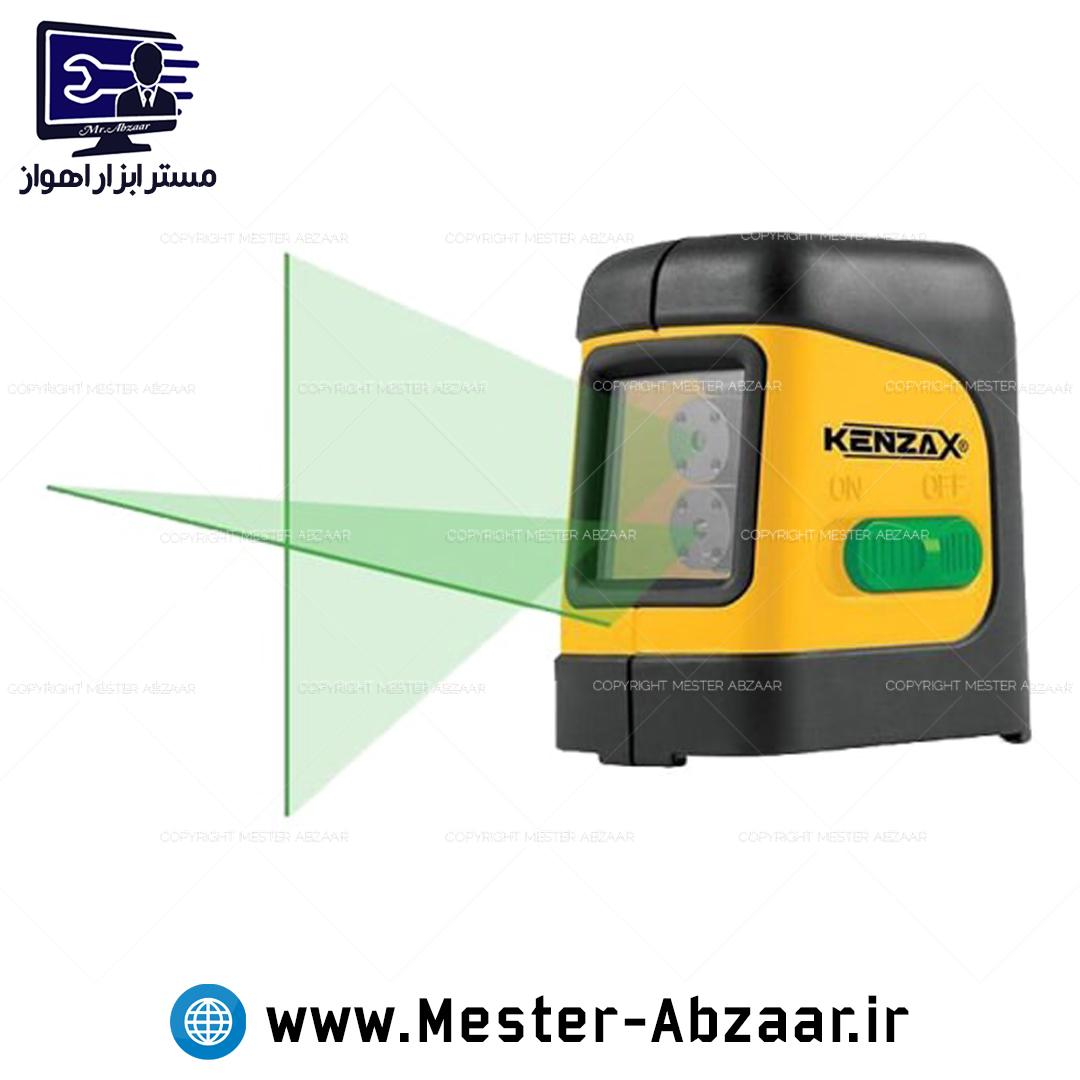 تراز لیزری دو خط سبز طرح دیوالت برند کنزاکس مدل KLL-2180 KENZAX