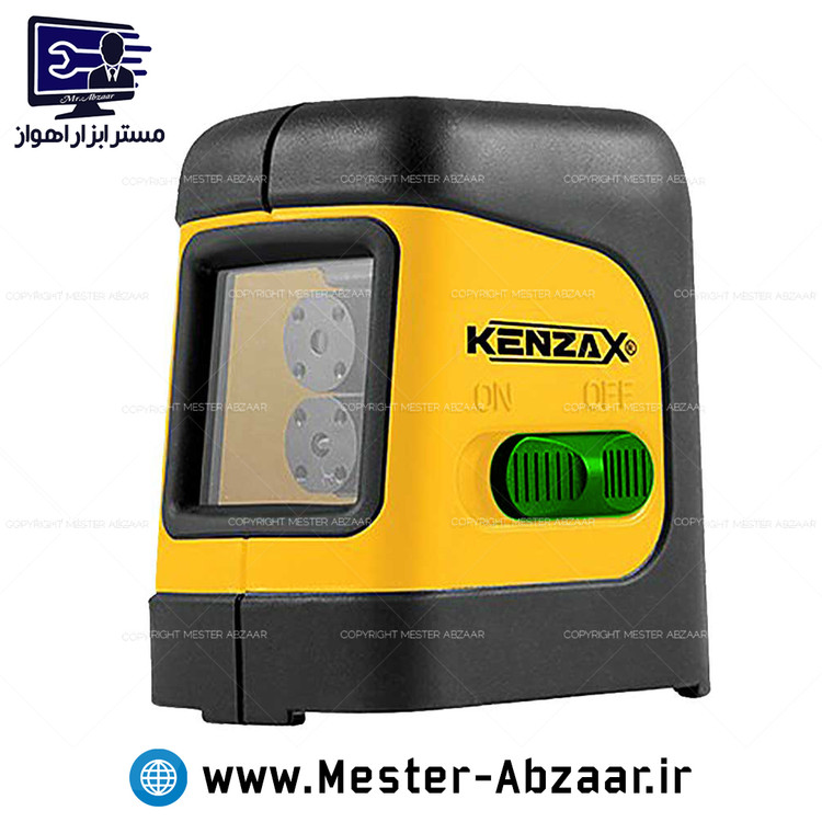 تراز لیزری دو خط سبز طرح دیوالت برند کنزاکس مدل KLL-2180 KENZAX