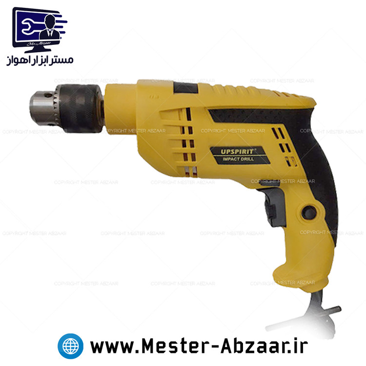 کیت دریل 13 چکشی 1200 وات آپ اسپریت با کیف ابزار دستی اره پیچگوشتی چکش آچار مته تیزبر متر کامل مدل UPSPIRIT HK-ID13100