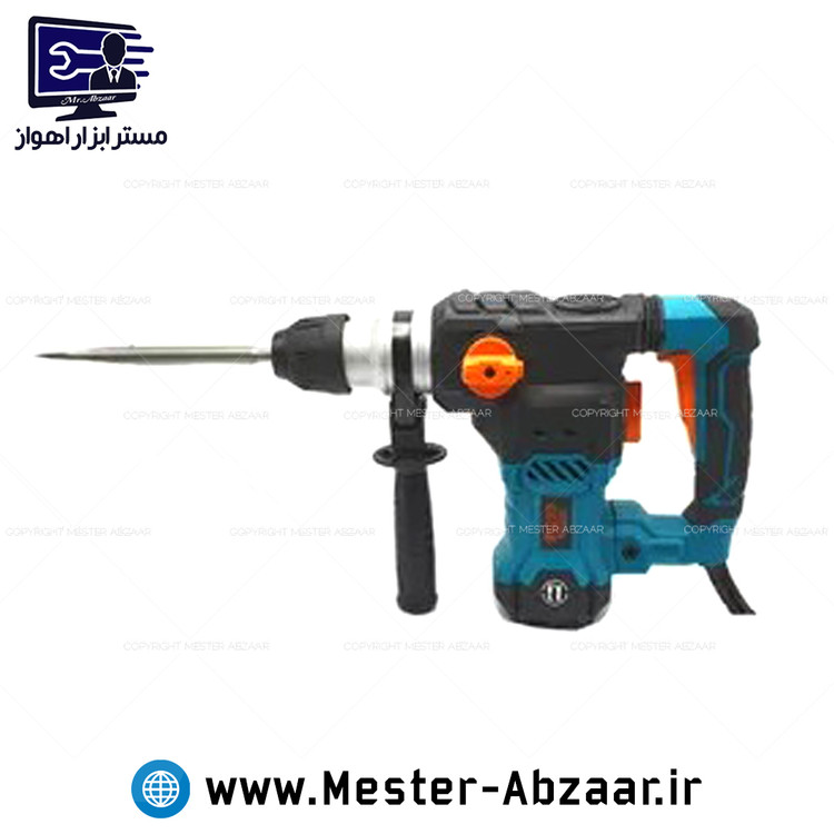 تخریب 7 کیلو سه کاره 1500 وات باس اصلی جدید بتن کن دریل مدل 1500w BOSS ROTARY HAMMER