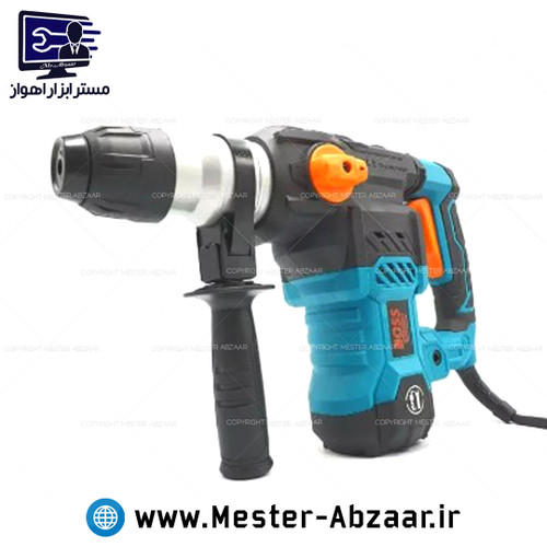 تخریب 7 کیلو سه کاره 1500 وات باس اصلی جدید بتن کن دریل مدل 1500w BOSS ROTARY HAMMER