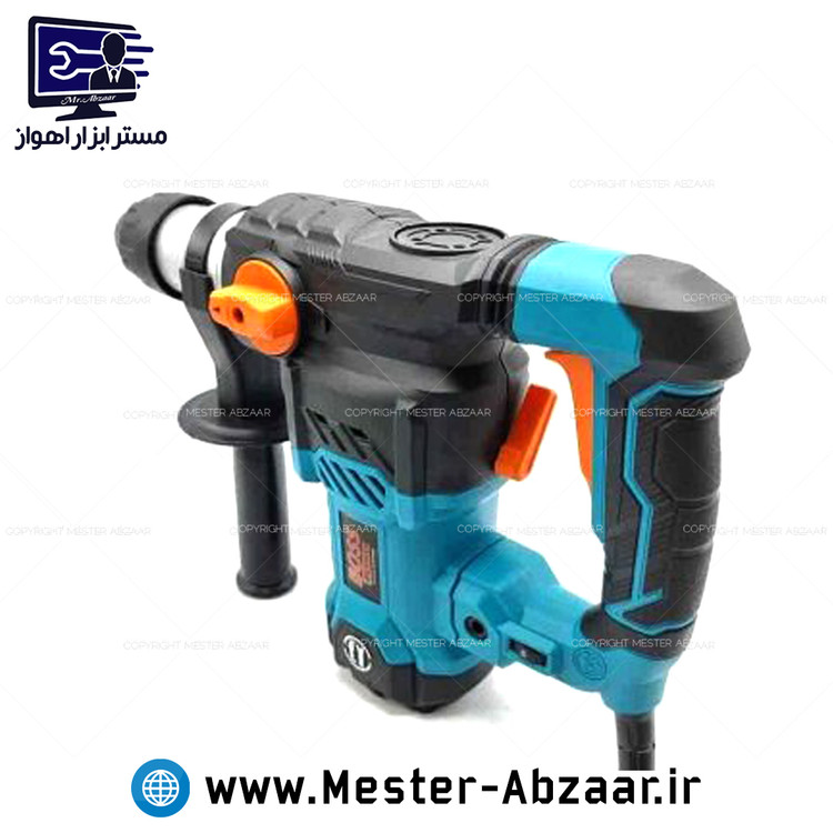 تخریب 7 کیلو سه کاره 1500 وات باس اصلی جدید بتن کن دریل مدل 1500w BOSS ROTARY HAMMER
