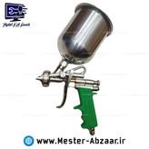 پیستوله رنگ بادی مخزن فلزی ادون سبز مدل EDON E70