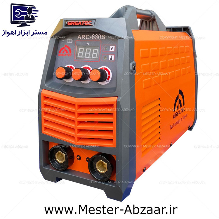 اینورتر آرک 630 جوشکاری گریتک سه ولوم الکترود 4 نارنجی دستگاه جوش و موتور جوش مدل GREATEC ARC-630S