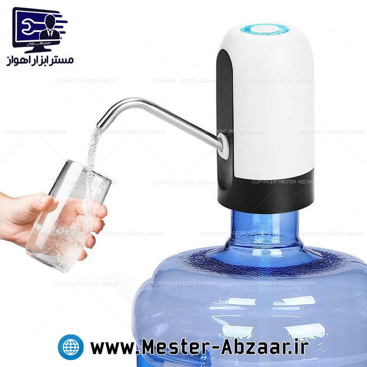 پمپ آب گالن شارژی اتوماتیک مدل automatic water dispenser 20L بشکه 20 لیتری