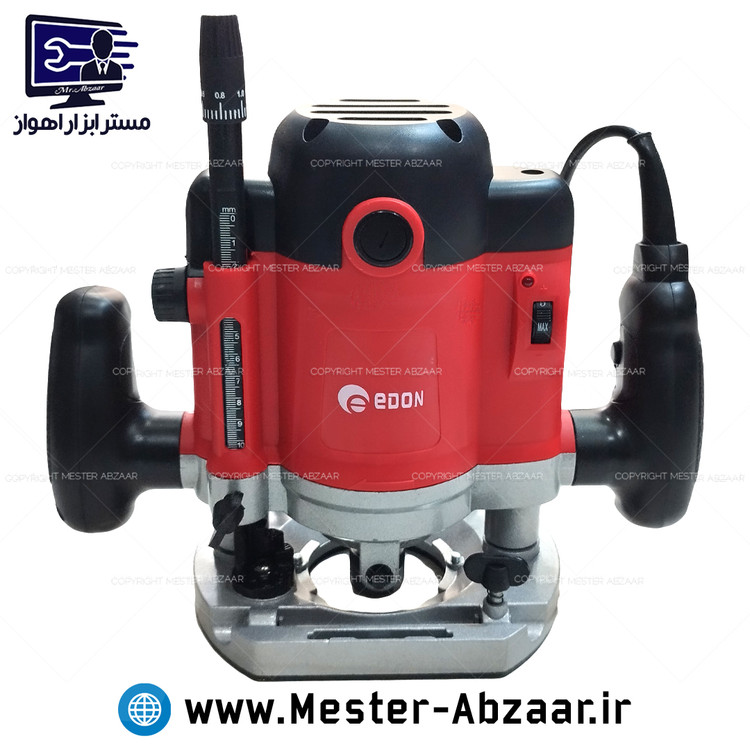 اور فرز نجاری دیمردار ادون 1900 وات روتر حکاکی بزرگ مدل EDON PR-12/1900