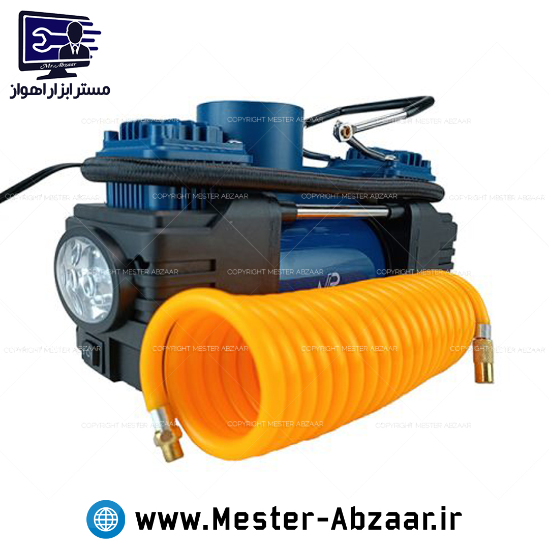 کمپرسور هوا پمپ باد دو سیلندر فندکی یکسال گارانتی ویوارکس خودرو مدل vivarex VR1206-ACT