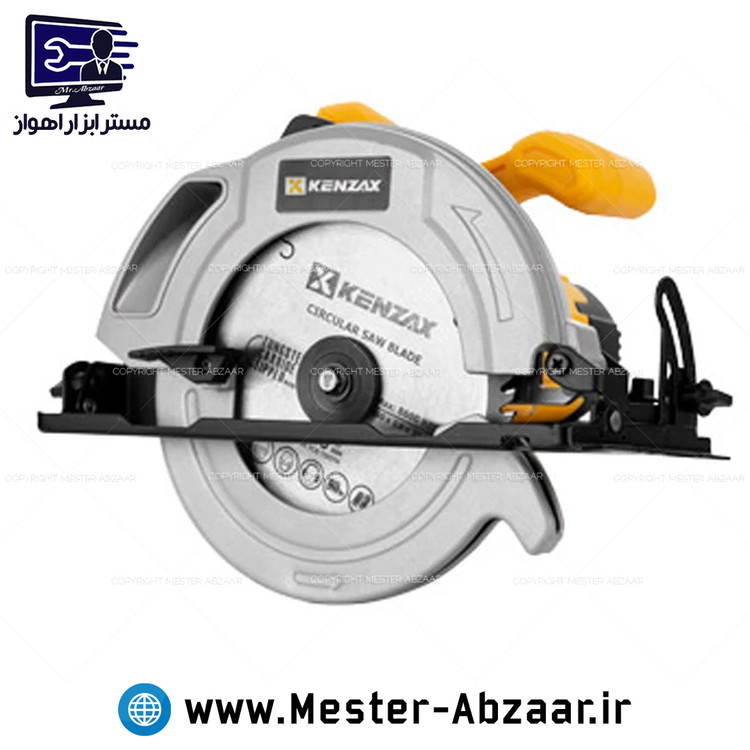 اره گردبر دیسکی 1400 وات 185 میلی متری باس کنزاکس با گارانتی مدل Kenzax KCS-4318 Circular Saw