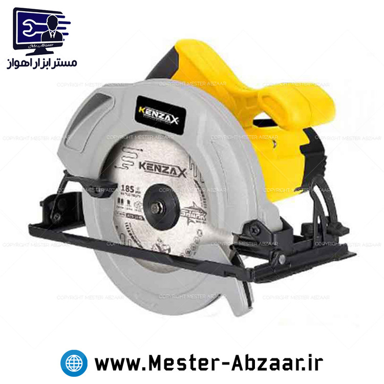 اره گردبر دیسکی 1400 وات 185 میلی متری باس کنزاکس با گارانتی مدل Kenzax KCS-4318 Circular Saw