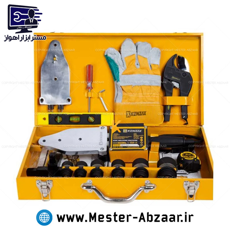 اتو لوله سبز ۲۰۰۰ وات صنعتی با لوازم کنزاکس با گارانتی مدل KENZAX KPWM-120