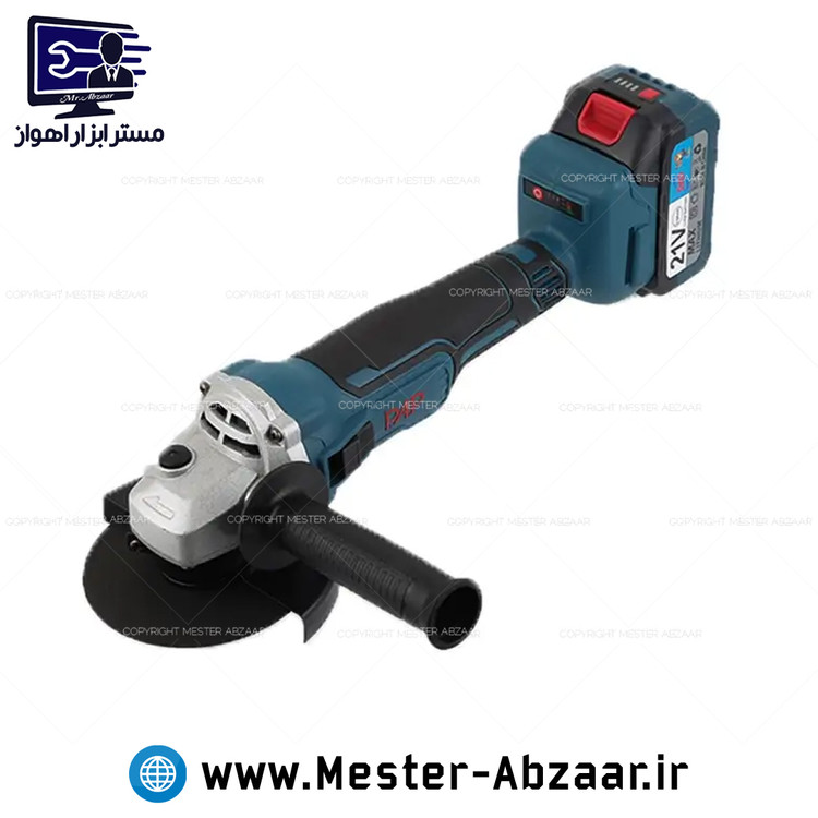 مینی فرز شارژی براشلس 21 ولت لیتیوم 2 باتری (موتور بزرگ) با گارانتی مدل BAG-2130 برند پی ای پی P.A.P