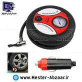 پمپ باد فندکی خودرو طرح تایر مینی کمپرسور هوا تک سیلندر ماشین مدل air compressor 260psi