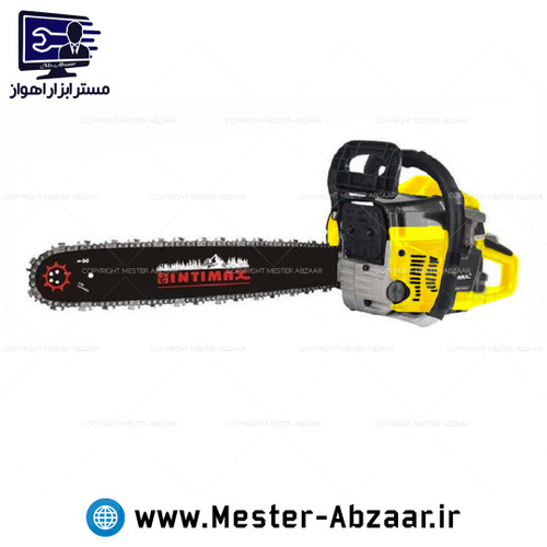 اره بنزینی زنجیری ۵۰ سانتی اینتیمکس زرد مشکی طرح دیوالت برند اینتی مکس مدل 52CC-IMX INTIMAX