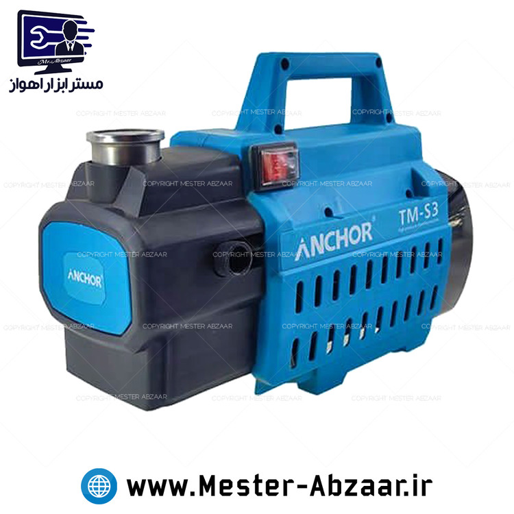 کارواش دینامی 100 بار واقعی 1800 وات پی ام آبی با گارانتی آنکور القایی مدل P.M TM-S3