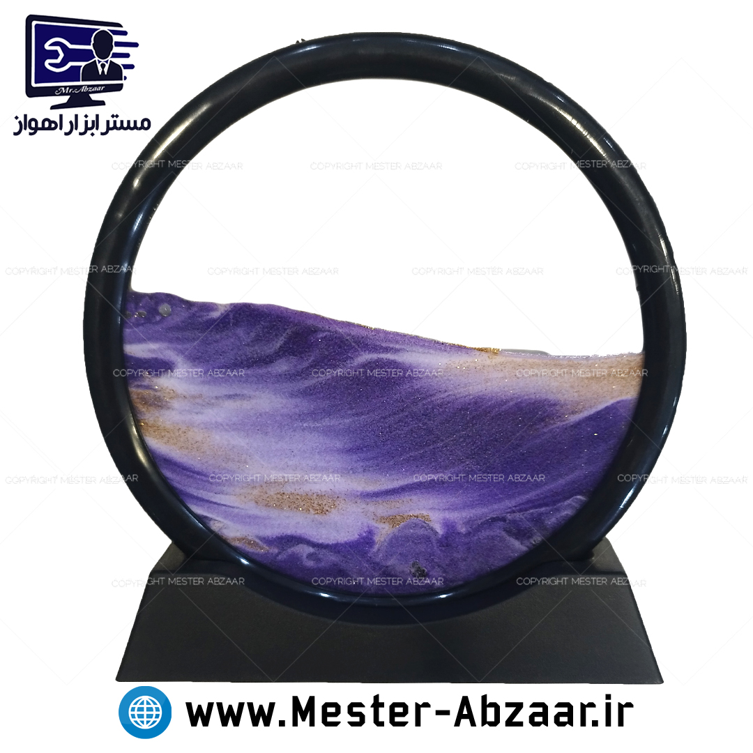 تابلو شنی استندی 7 اینچ دارای رنگ بندی مدل دایره QUICKSAND PAINTING 7IN