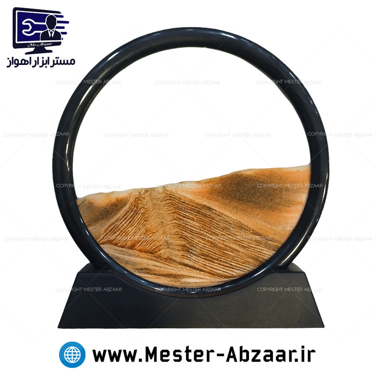 تابلو شنی استندی 7 اینچ دارای رنگ بندی مدل دایره QUICKSAND PAINTING 7IN