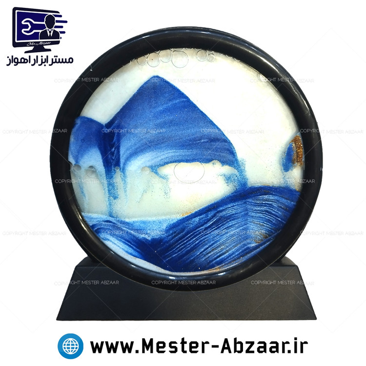 تابلو شنی استندی 7 اینچ دارای رنگ بندی مدل دایره QUICKSAND PAINTING 7IN