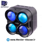 اسپیکر بلوتوثی رقص نور قابل حمل GTS 1835 سایز 3 اینچ