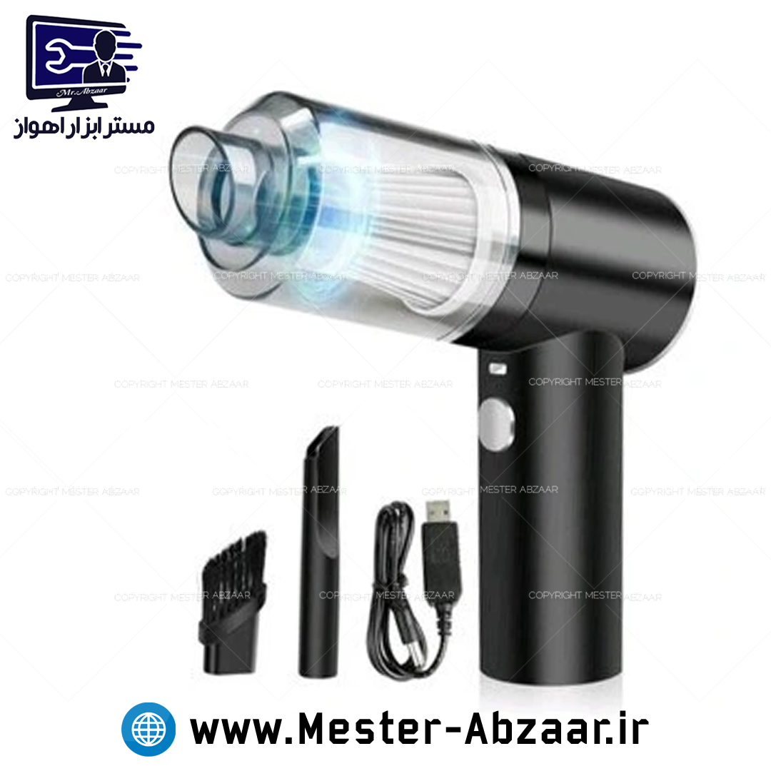 جارو شارژی خودرو تفنگی خودرو مسافرتی کمپینگ مدل vacuum cleaner NO.X55