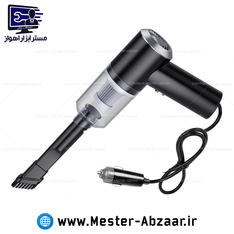 جارو برقی فندکی خودرو تفنگی 12 ولت ماشین مسافرتی کمپینگ مینی مدل vacuum cleaner MINI CAR170