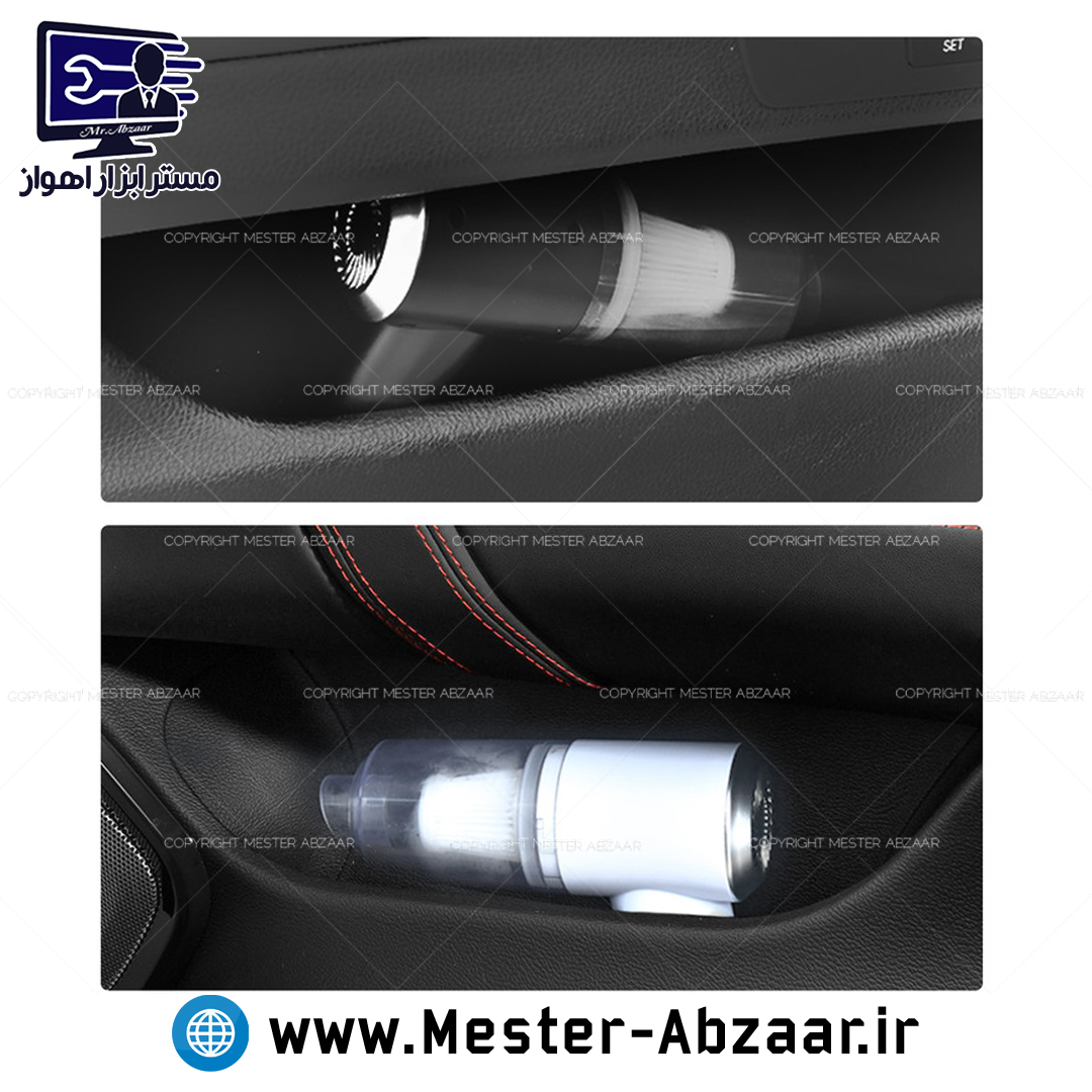 جارو برقی فندکی خودرو تفنگی 12 ولت ماشین مسافرتی کمپینگ مینی مدل vacuum cleaner MINI CAR170