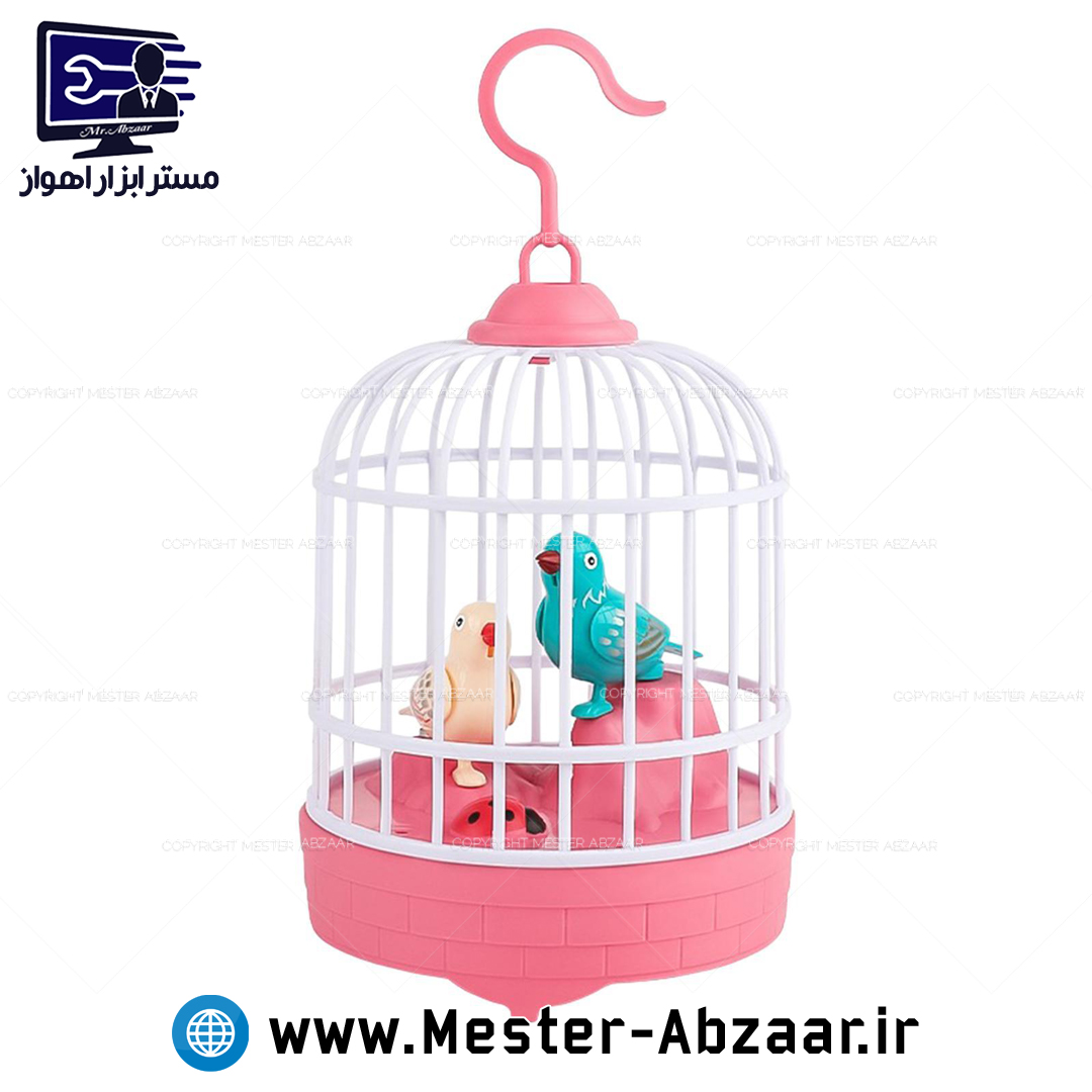 پرنده موزیکال سخنگو شارژی ضبط صدا اسباب بازی قفس بلبل طوطی آواز خوان مدل BIRD CAGE MUSICAL