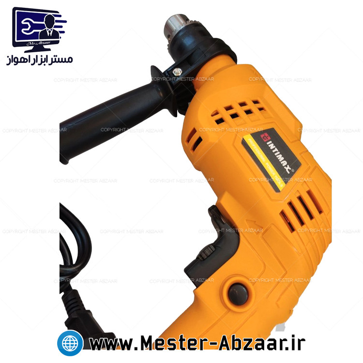 دریل چکشی برقی ۱۳ میلی متری 1200 وات اینتیمکس برند INTIMAX مدل ۰۱۴۰