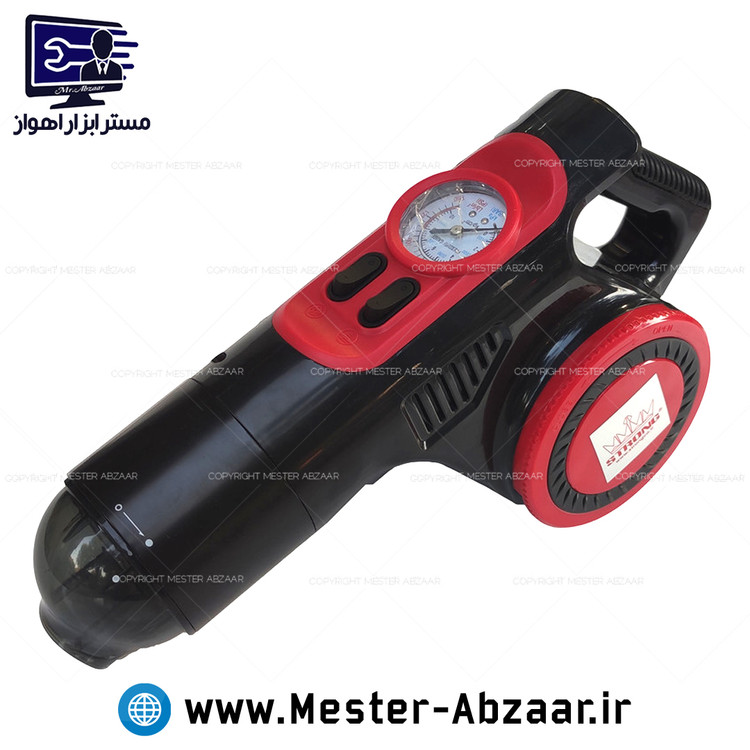 پمپ باد فندکی و جاروبرقی دو کاره خودرو استرانگ مدل STG2440
